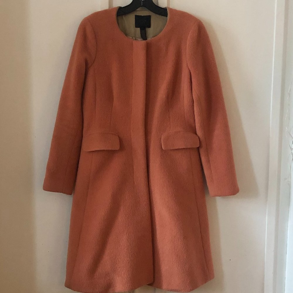 Gorgeous Salmon Pink J Crew Collection Coat (Wool/Alpaca) (Size 2)